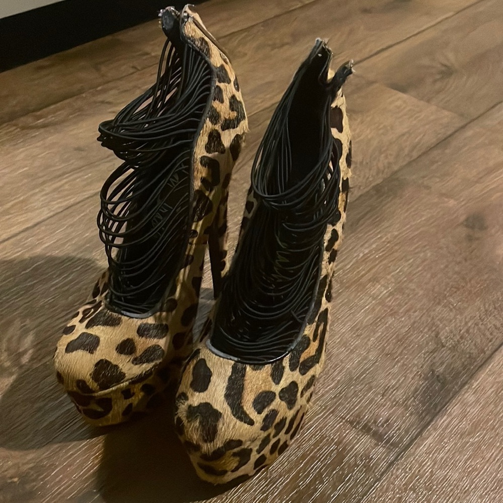 Leopard Print High Heels